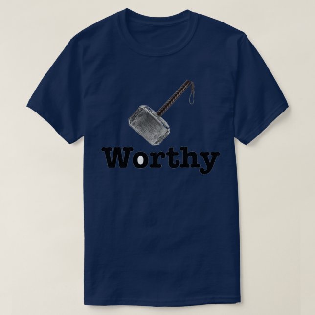 Camiseta Valente Mjolnir (Frente do Design)