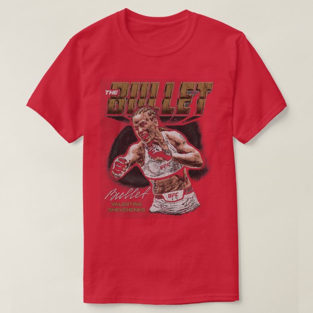 Camiseta Valentina Shevchenko A Bullet Grunge TSirt (Frente do Design)