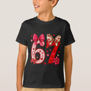 Camiseta Valentine 67 Engraçado Seis Sete Meme Coquette Arc