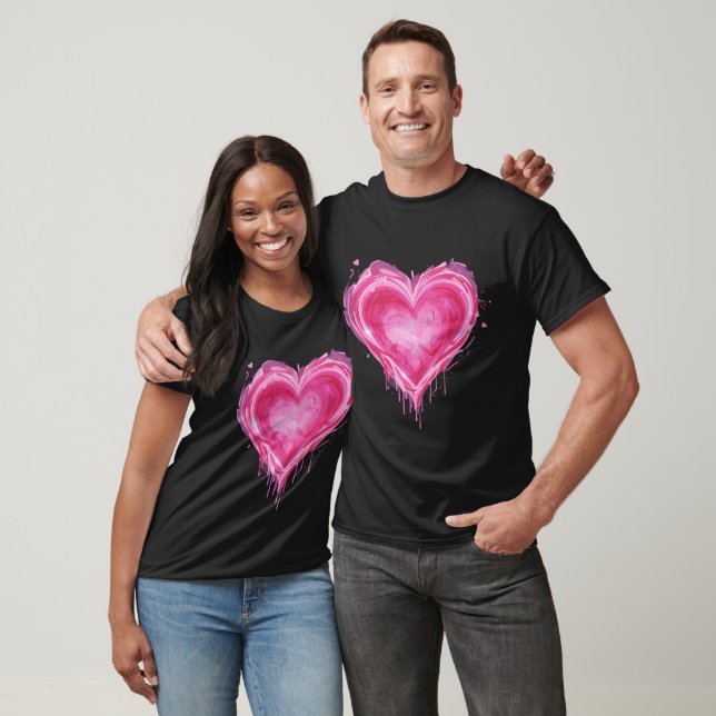 Camiseta Valentine  energy soft heart and strong attitude (Unissex)