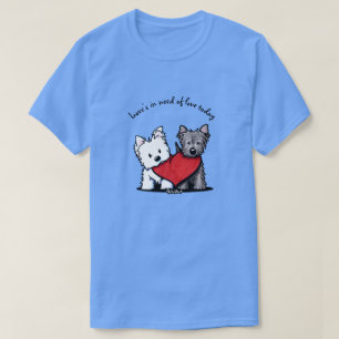 Camiseta Valentine KiniArt Duo T-Shirt Terrier