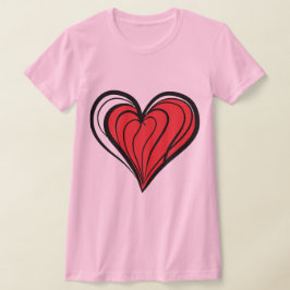 Camiseta Valentine’s Day Gifts - Red Heart