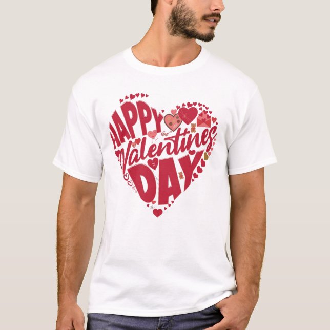 Camiseta Valentine’s Day Love Charm (Frente)
