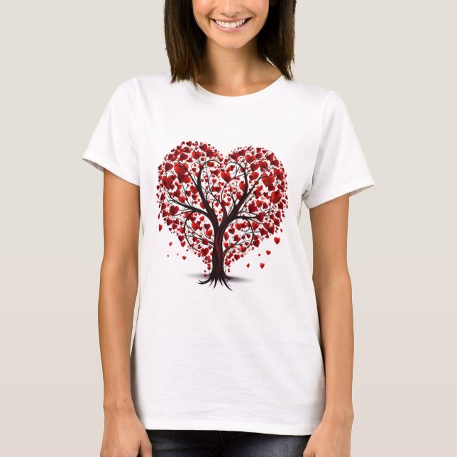 Camiseta Valentines Day Hearts (Frente)