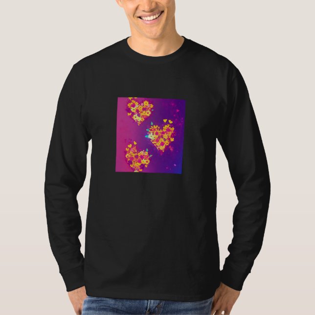 Camiseta Valentine's Day Love Heart Girlfriend Fiancée Wife (Frente)