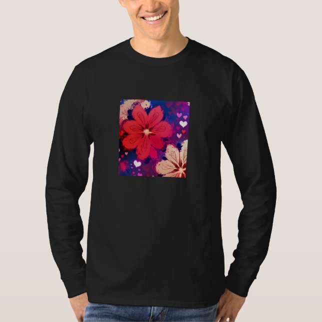 Camiseta Valentine's Day Love Heart Girlfriend Fiancée Wife (Frente)
