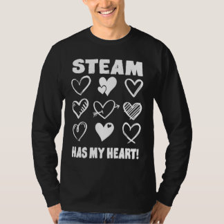 Camiseta Valentine's Day STEAM Has My Heart Appreciation