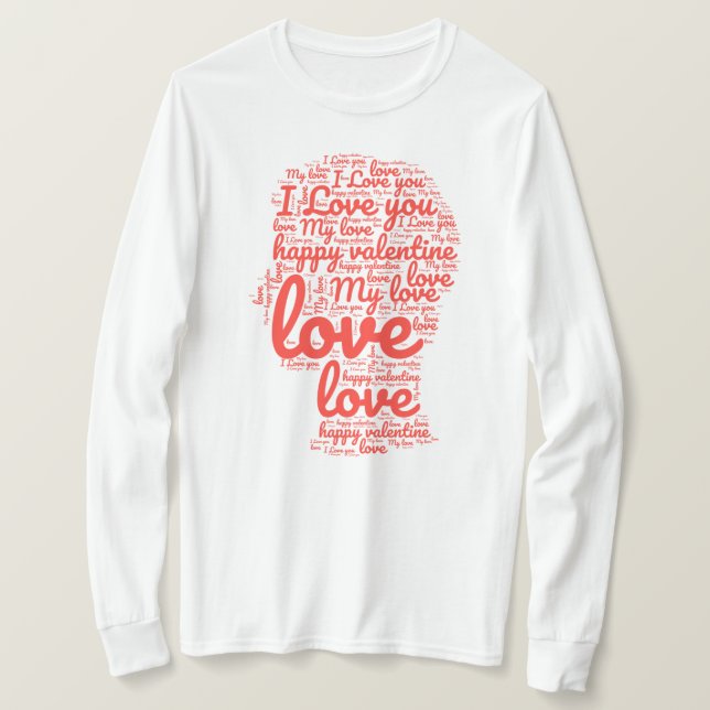Camiseta Valentine's Day T-Shirt (Frente do Design)