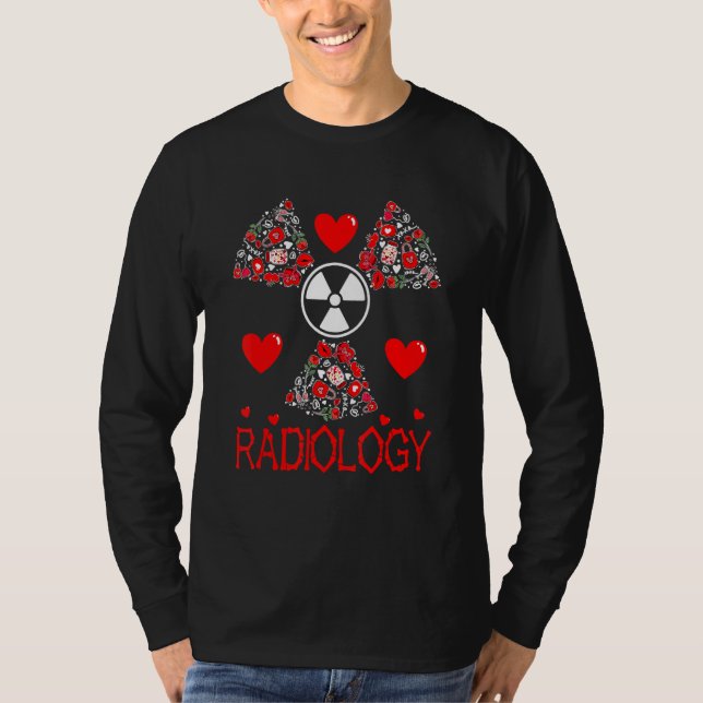 Camiseta Valentine's Radiology You Pose We Expose X ray Rad (Frente)