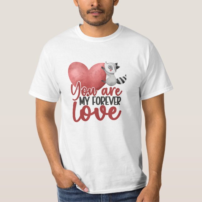 Camiseta Valentine's Typography Quotes (Frente)