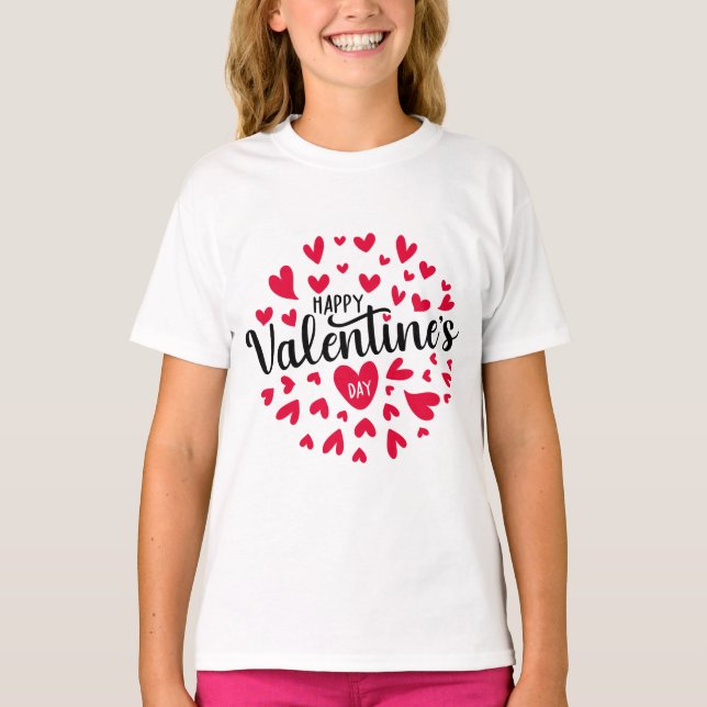 Camiseta Valentine's Typography Sayings (Frente)