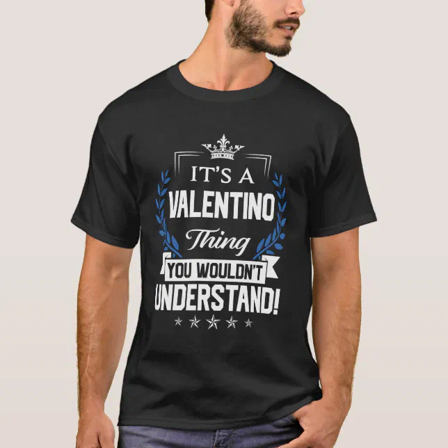 Camiseta Valentino Name T Shirt - Valentino Things Name 2 G