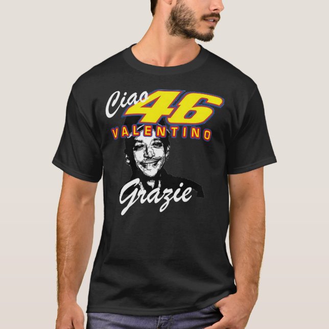 Camiseta Valentino Rossi The Doctor The GOAT Design  Essent (Frente)