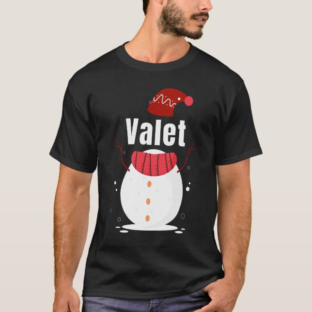 Camiseta Valet Gift Para O Natal (Frente)