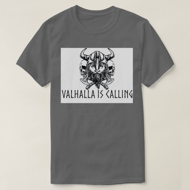 Camiseta VALHALLA ESTÁ CHAMANDO TSirt clássico (Frente do Design)