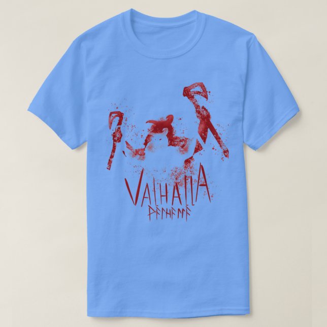 Camiseta Valhalla Viking (Frente do Design)