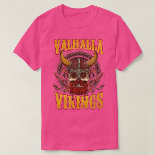 Camiseta Valhalla Vikings (Frente do Design)