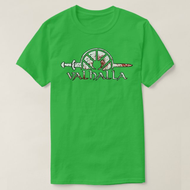 Camiseta Valhalla warrior (Frente do Design)