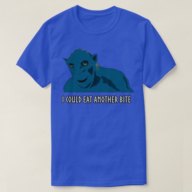 Camiseta Valheim Troll I could eat another bite (Frente do Design)