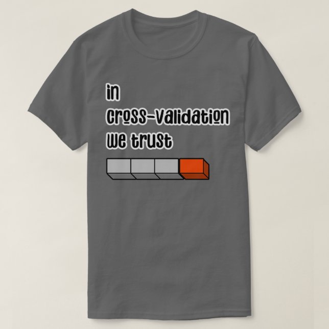 Camiseta validação cruzada (Frente do Design)