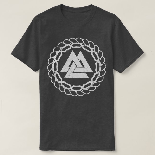 Camiseta Valknut Norse Viking Northmen Mythology 2 (Frente do Design)