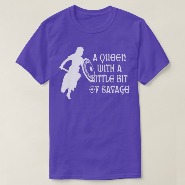 Camiseta Valkyrie A com um pouco de Savage Shield Maid (Frente do Design)