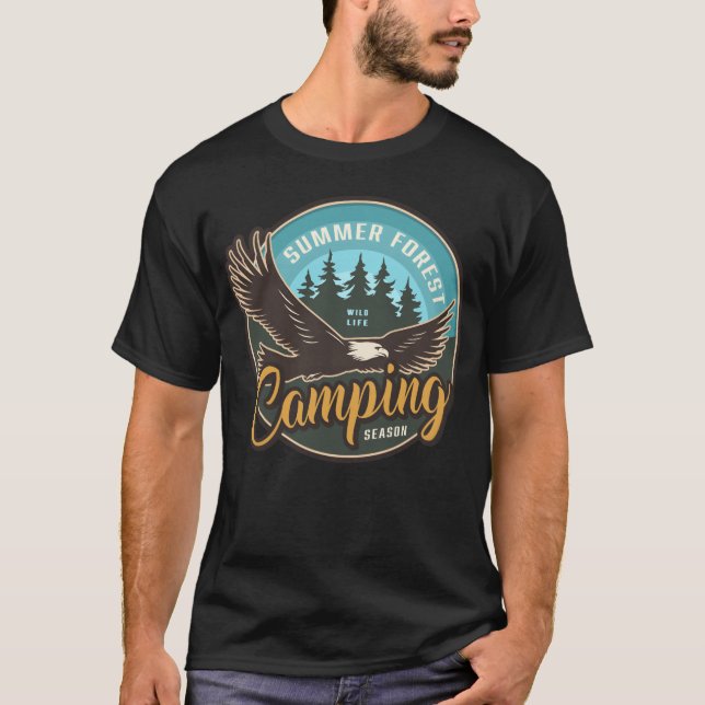 Camiseta VALKYRIE SUMMER FOREST CAMPING SEASON boy (Frente)