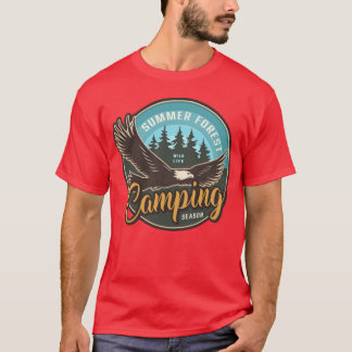 CAMISETA VALKYRIE TEMPORADA DE ACAMPAMENTO NA FLORESTA DE V