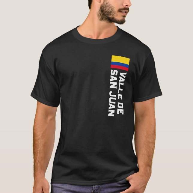 Camiseta Valle de San Juan Colombia For Colombiana Men Wome (Frente)
