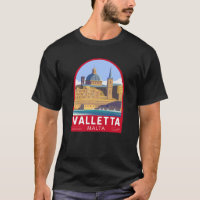 Valletta Malta Viagem Vintage Art