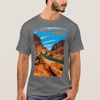 Camiseta Valley of Fire State Park Nevada Vintage Travel