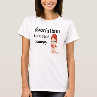 Camiseta vally a menina, socialismo, é assim século passado