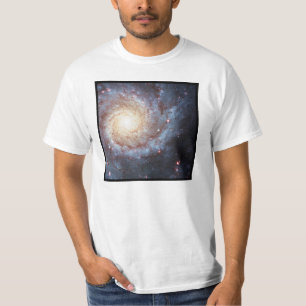 Camiseta Valor Branco Galáxia Espiral Messier 74