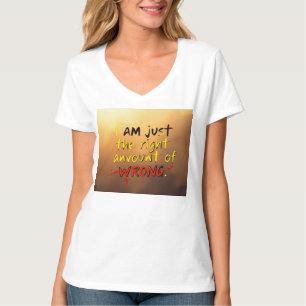 Camiseta Valor certo de errado