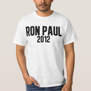 Camiseta Valor de Ron Paul 2012