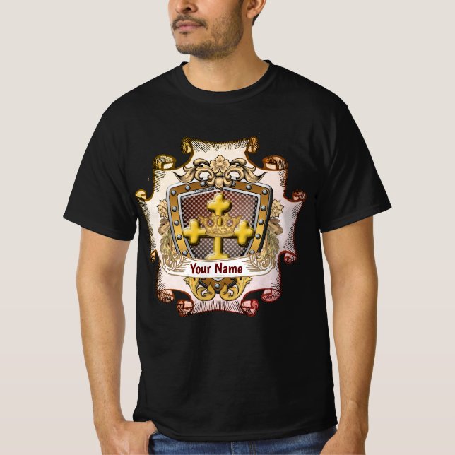 Camiseta Valor  Family Crest Surname t-shirt (Frente)