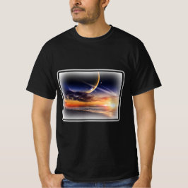 Camiseta Valor Horizonte do Planeta Cósmico