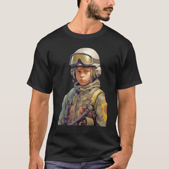 Camiseta Valor Inocente A Corajosa Viagem de Um Jovem S (Frente)
