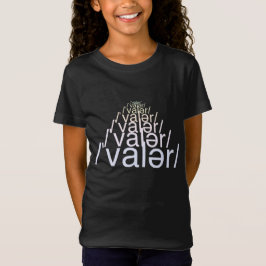Camiseta Valor Phonetic Girls