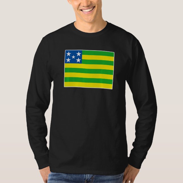 Camiseta Valparaíso de Goiás Flag National pride  Souvenir (Frente)