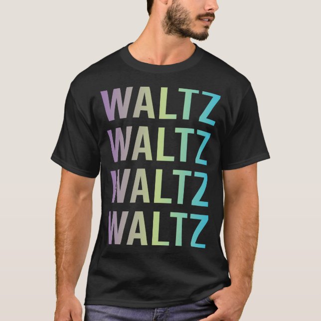 Camiseta Valsa Azul Roxo (Frente)