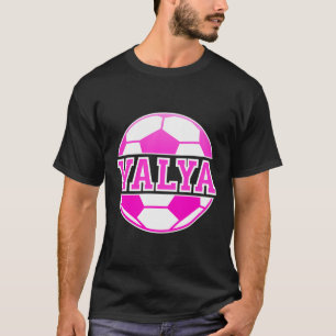 Camiseta Valya Name Girls Soccer Play Futebol Sports Fan B