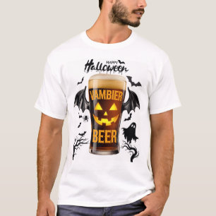 Camiseta Vambier Beer Halloween T-shirt. Hoodie.
