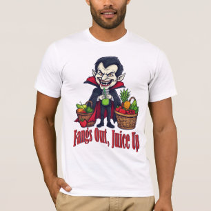 Camiseta Vamire Juice Cleanse - Li Dia de as Bruxas engraça