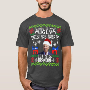 Camiseta Vamos 2024 Ir Brandon Este É O Meu Natal Feio