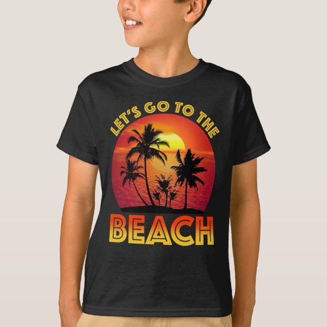 Camiseta Vamos à Praia (Frente)