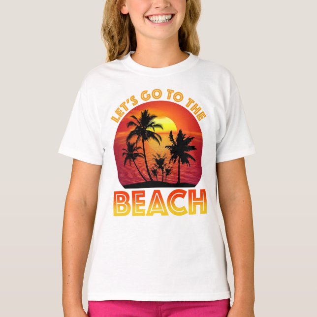Camiseta Vamos à Praia (Frente)