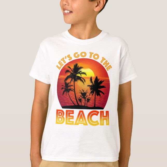 Camiseta Vamos à Praia (Frente)