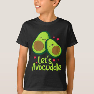 Camiseta Vamos Abraçar Abacates Casal de Abacate Fofo Dia d