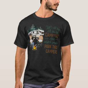 Camiseta Vamos Ao Lado De Campfire E Watch Pessoas Park